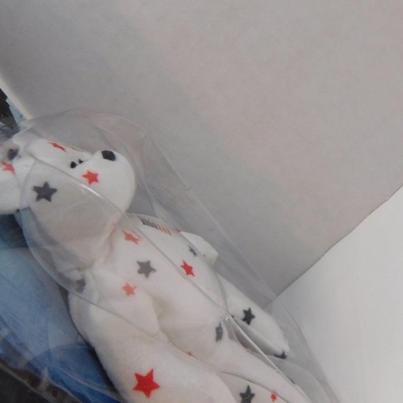 McDonalds Charities 1999 TY Beanies Britannia & Glory Bears NIB Vintage - Picture 5 of 7